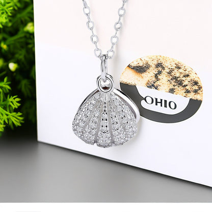 Shell Pearl Singapore Chain Necklace – Minimalist Style | White Gold & Yellow Gold