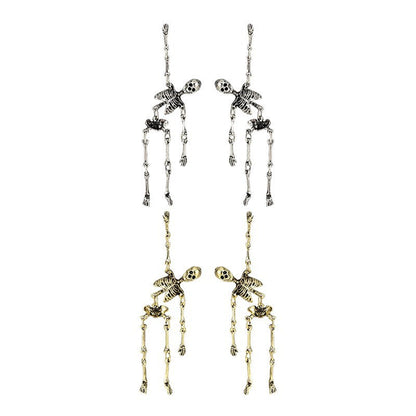 Halloween Horror Funny Personality Skull Holder Earrings
