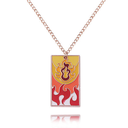Anime Peripheral No Ghost Killing Team Necklaces