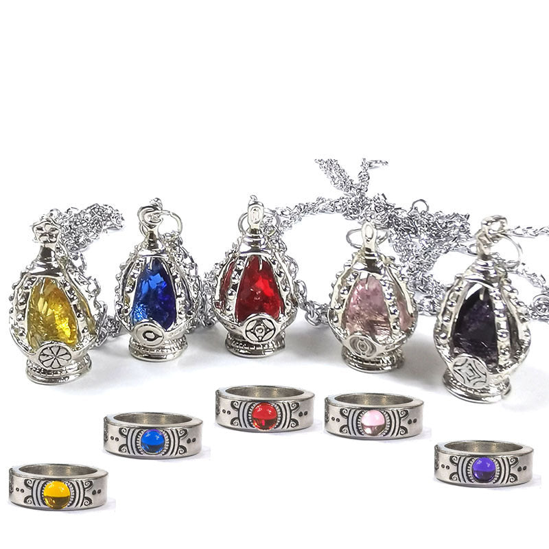 Soul Gem Spirit Necklace – Colorful Cartoon Alloy Pendant