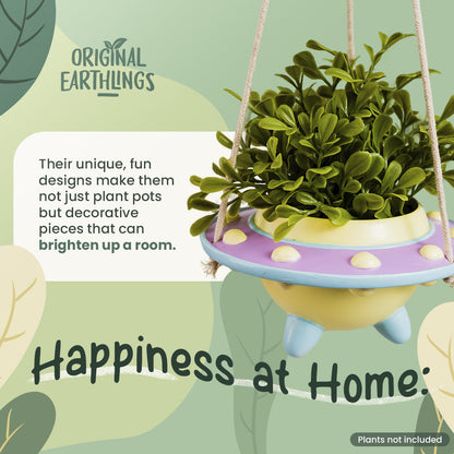 Rosie: UFO Hanging Plant Pot –