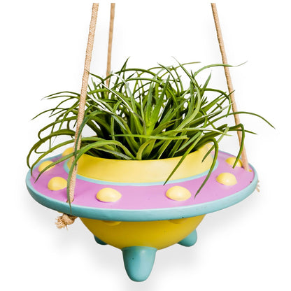 Rosie: UFO Hanging Plant Pot –