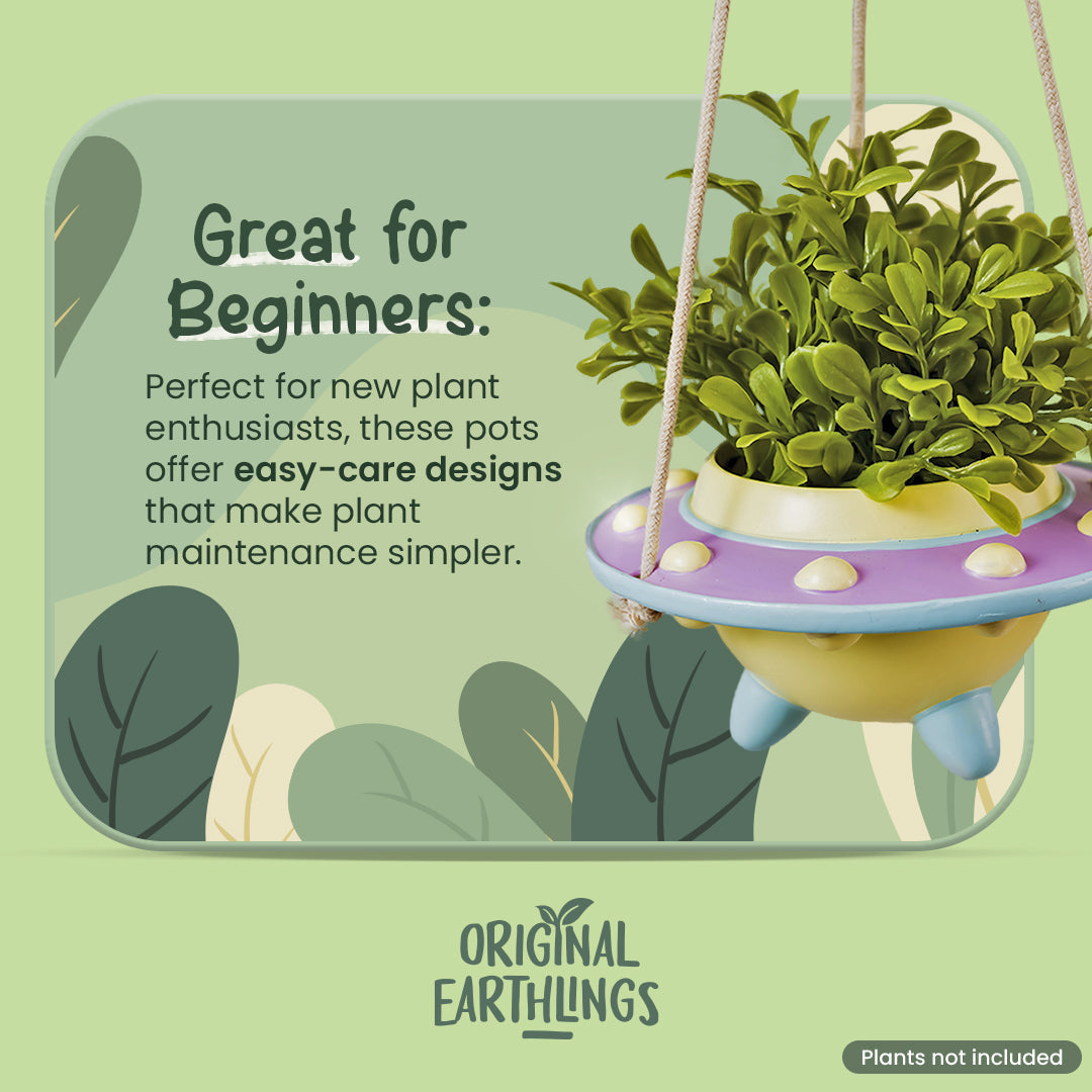 Rosie: UFO Hanging Plant Pot –