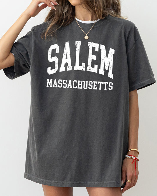 Salem Massachusetts T-Shirt – Comfort Colors Witch City Graphic Tee