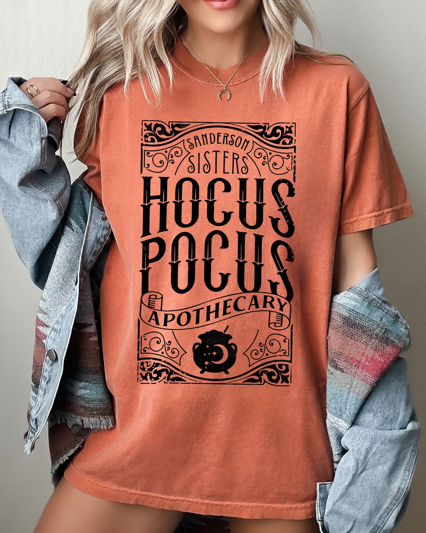 Hocus Pocus Apothecary T-Shirt – Comfort Colors Halloween Graphic Tee