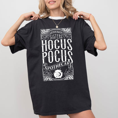Hocus Pocus Apothecary T-Shirt – Comfort Colors Halloween Graphic Tee