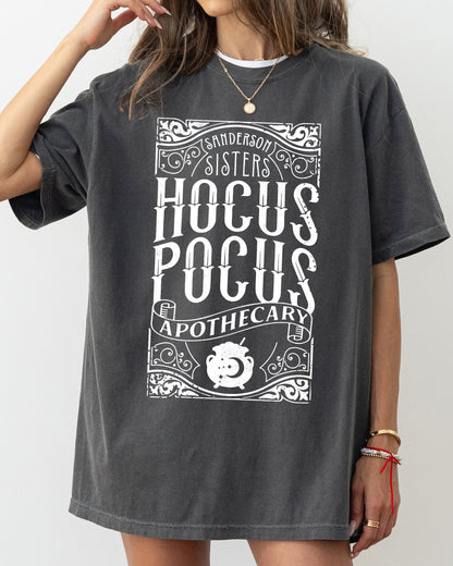 Hocus Pocus Apothecary T-Shirt – Comfort Colors Halloween Graphic Tee