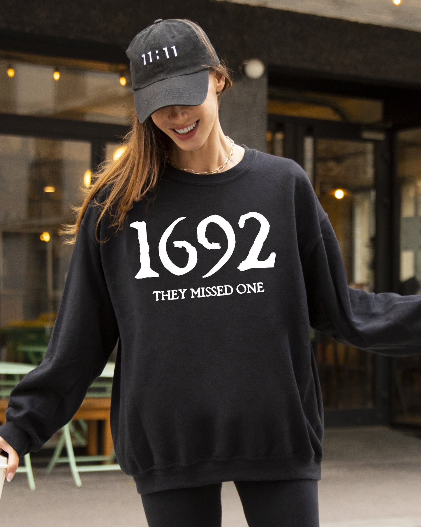 1692 They Missed One Sweatshirt – Witchy Halloween Graphic Pullover
