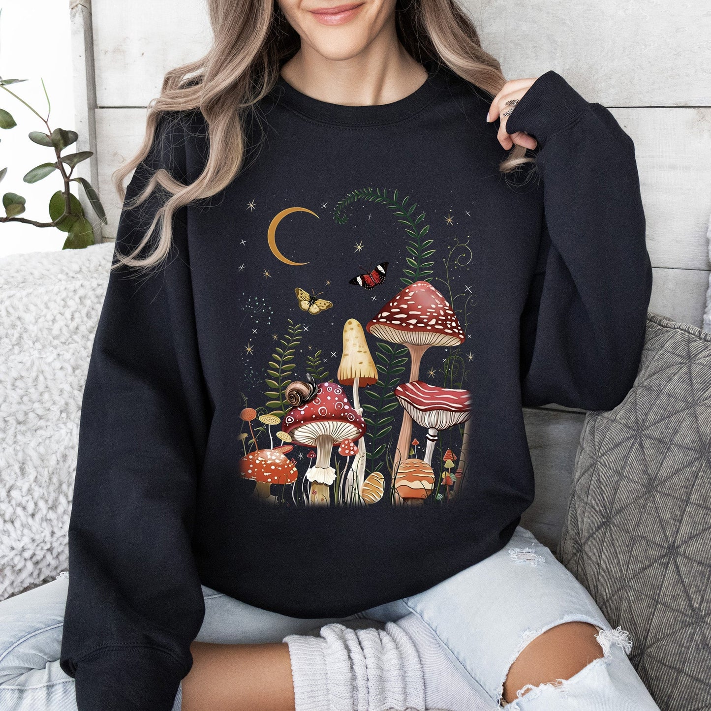 Mystical Mushroom Forest - Sweatshirt