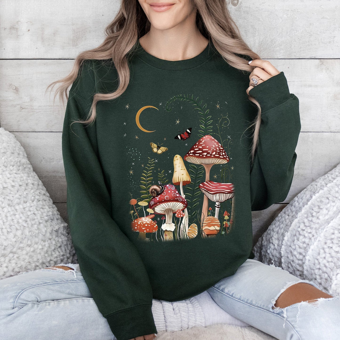 Mystical Mushroom Forest - Sweatshirt