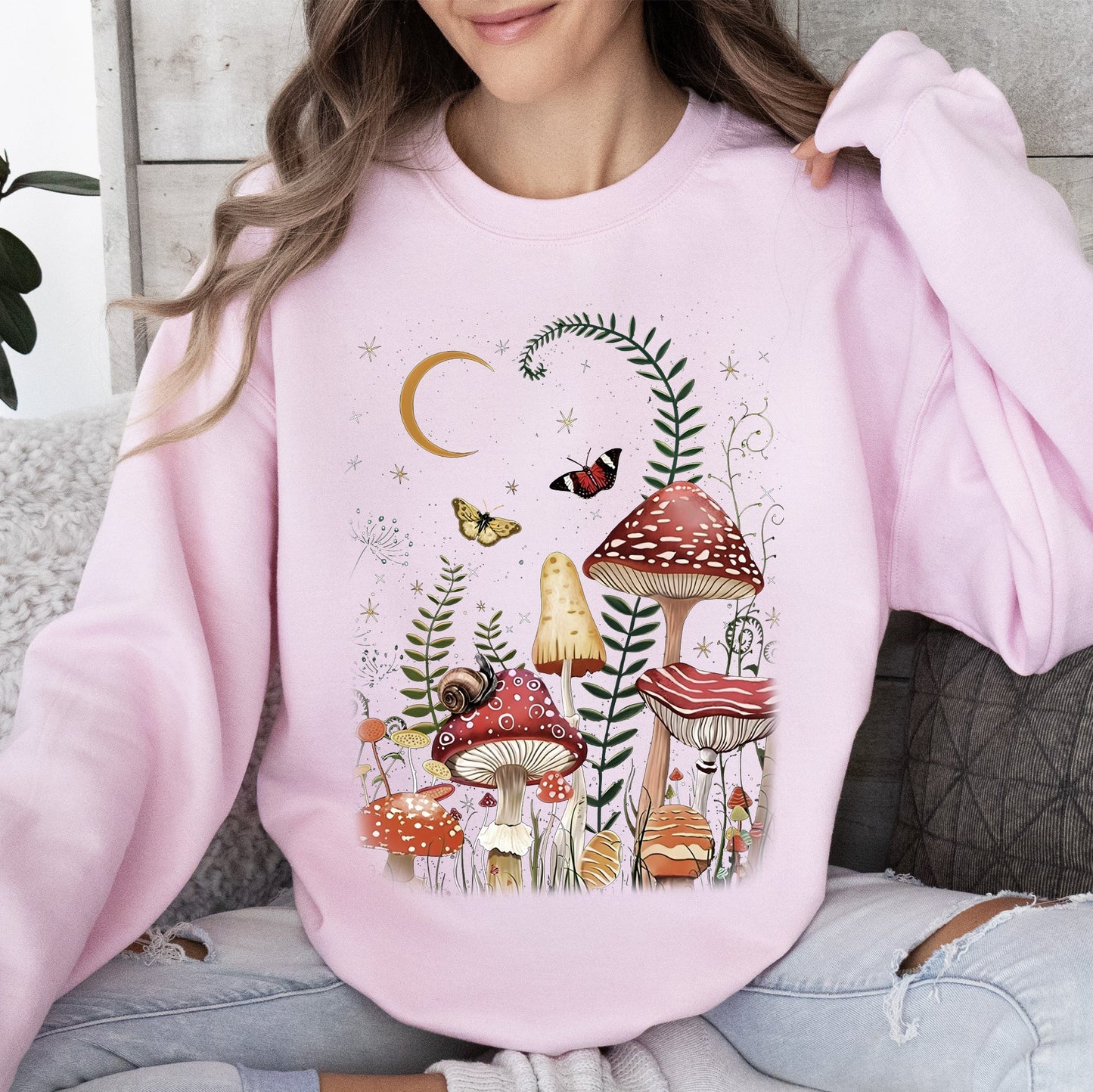 Mystical Mushroom Forest - Sweatshirt