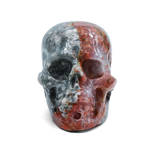 Hand Carved Magma Chalcedony Skull 526.5 cts - 1 Piece – RP - Regular Price