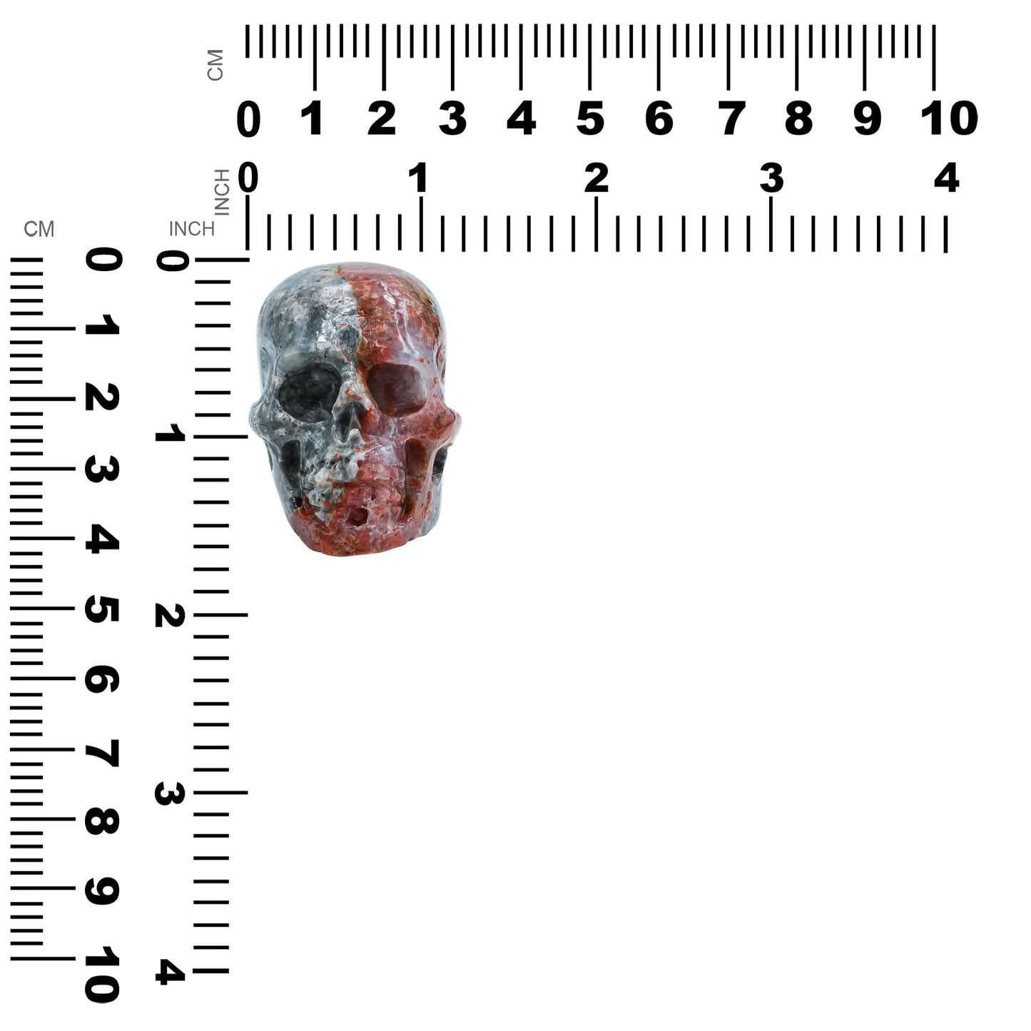 Hand Carved Magma Chalcedony Skull 526.5 cts - 1 Piece – RP - Regular Price