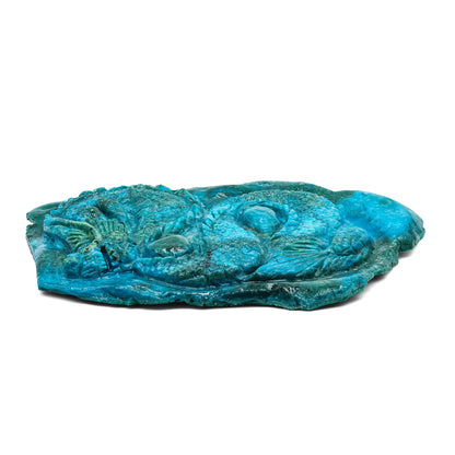 Starborn Hand Carved Peruvian Blue Opal Dragon 156.2 cts - 1 Piece – RP - Regular Price