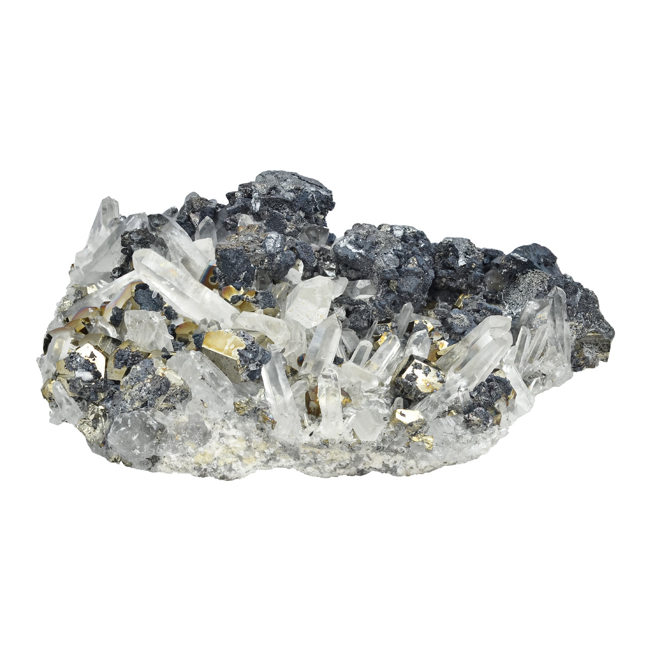Pyrite in Quartz Crystal Collector's Corner Specimen 1,793 cts - 1 Piece – RP - Regular Price