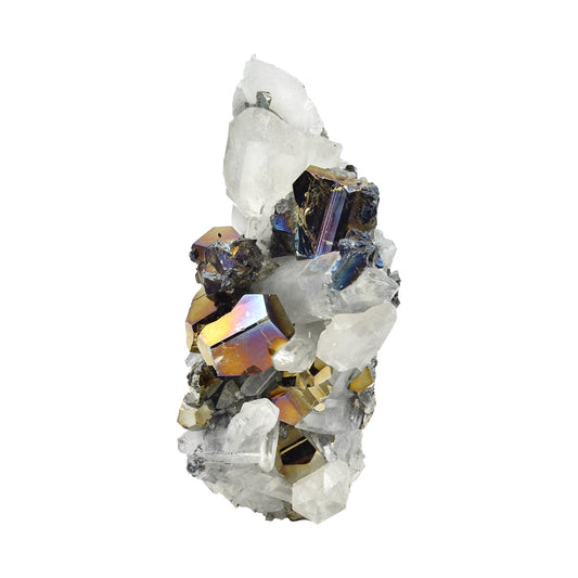 Starborn Rainbow Pyrite Crystal Collector's Corner Specimen 668 cts - 1 Piece