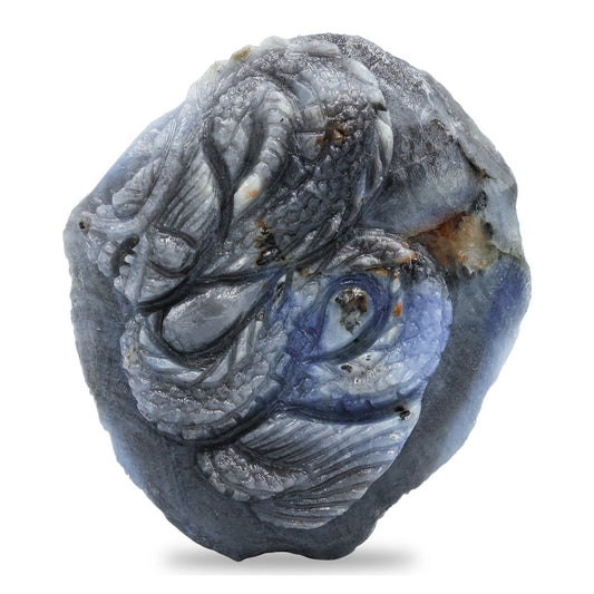 Starborn Hand Carved Sapphire Dragon 180.6 cts - 1 piece – RP - Regular Price