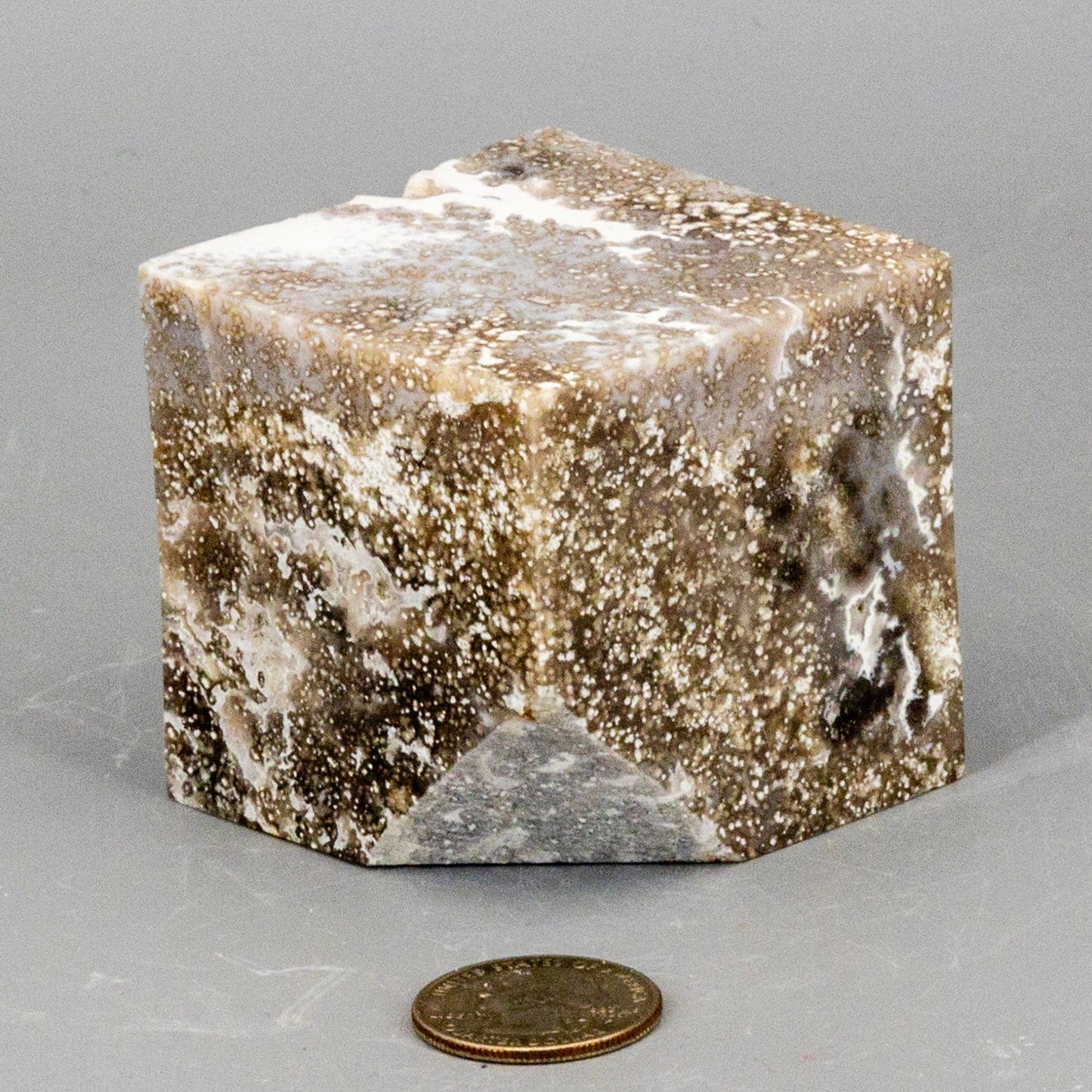 Ocean Jasper Crystal Cube w/t Cut Corner – Cubes