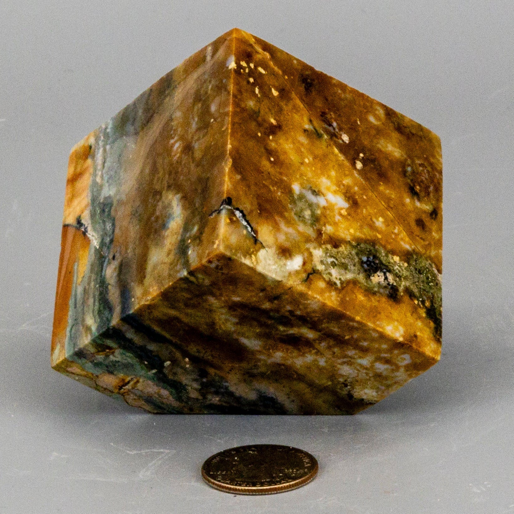 Ocean Jasper Crystal Cube w/t Cut Corner – Cubes
