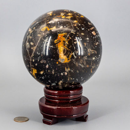 Ocean Jasper "XL" Sphere w/t Stand 140mm – Spheres