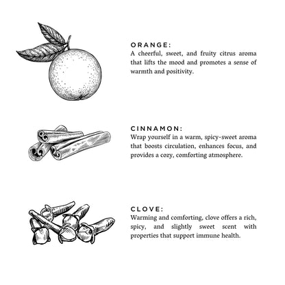 Orange + Clove – Frosted Candles