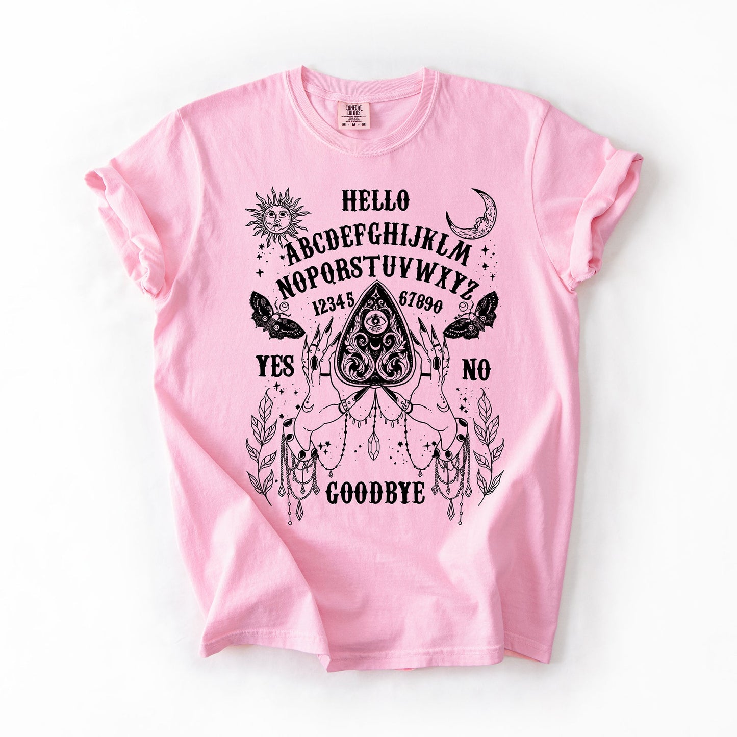Ouija Board T-Shirt – Comfort Colors Witchy Halloween Graphic Tee