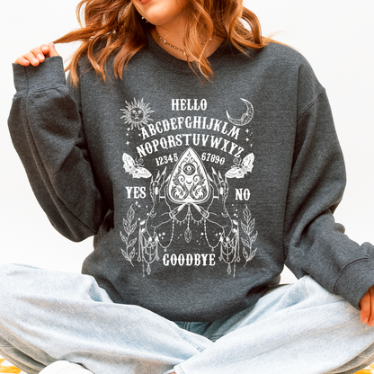 Ouija Board, Spooky, Tarot, Halloween, Witch Sweatshirt
