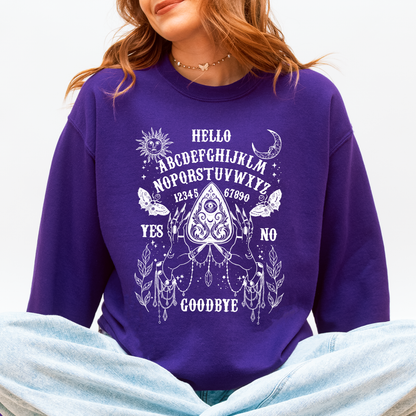Ouija Board, Spooky, Tarot, Halloween, Witch Sweatshirt