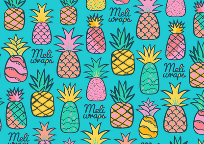 Beeswax Wrap Bulk Roll - Pineapple Print – Beeswax Rolls