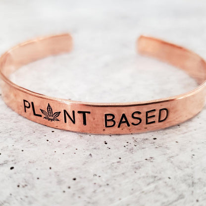 Plant Based Bracelet - Vegan Cannabis Cuff Jewelry – Bracelets