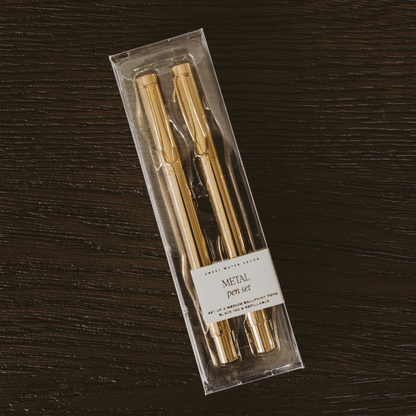 Gold Metal Pen Set – Pens