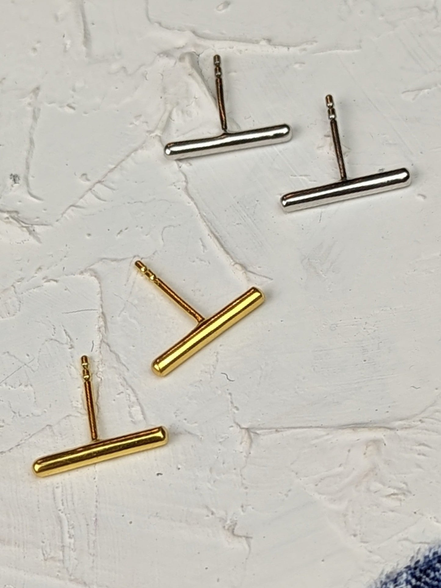 Bar Stud Earrings
