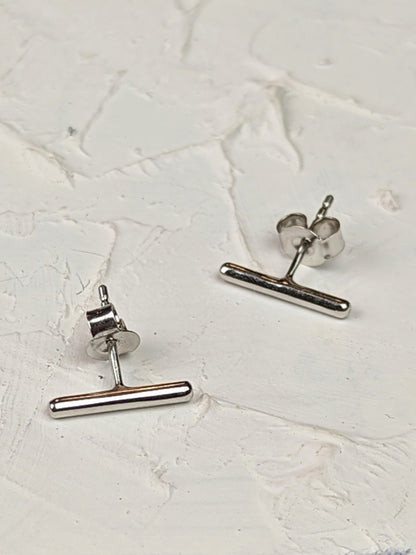 Bar Stud Earrings