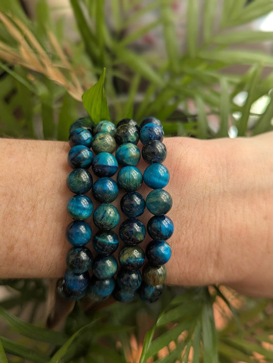 Blue Tigers Eye Bracelet (Various Sizes Available)