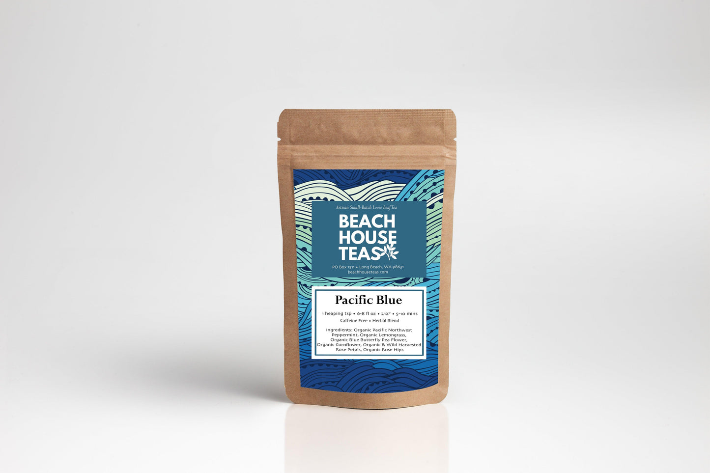 Pacific Blue – 8 oz pouch Tea