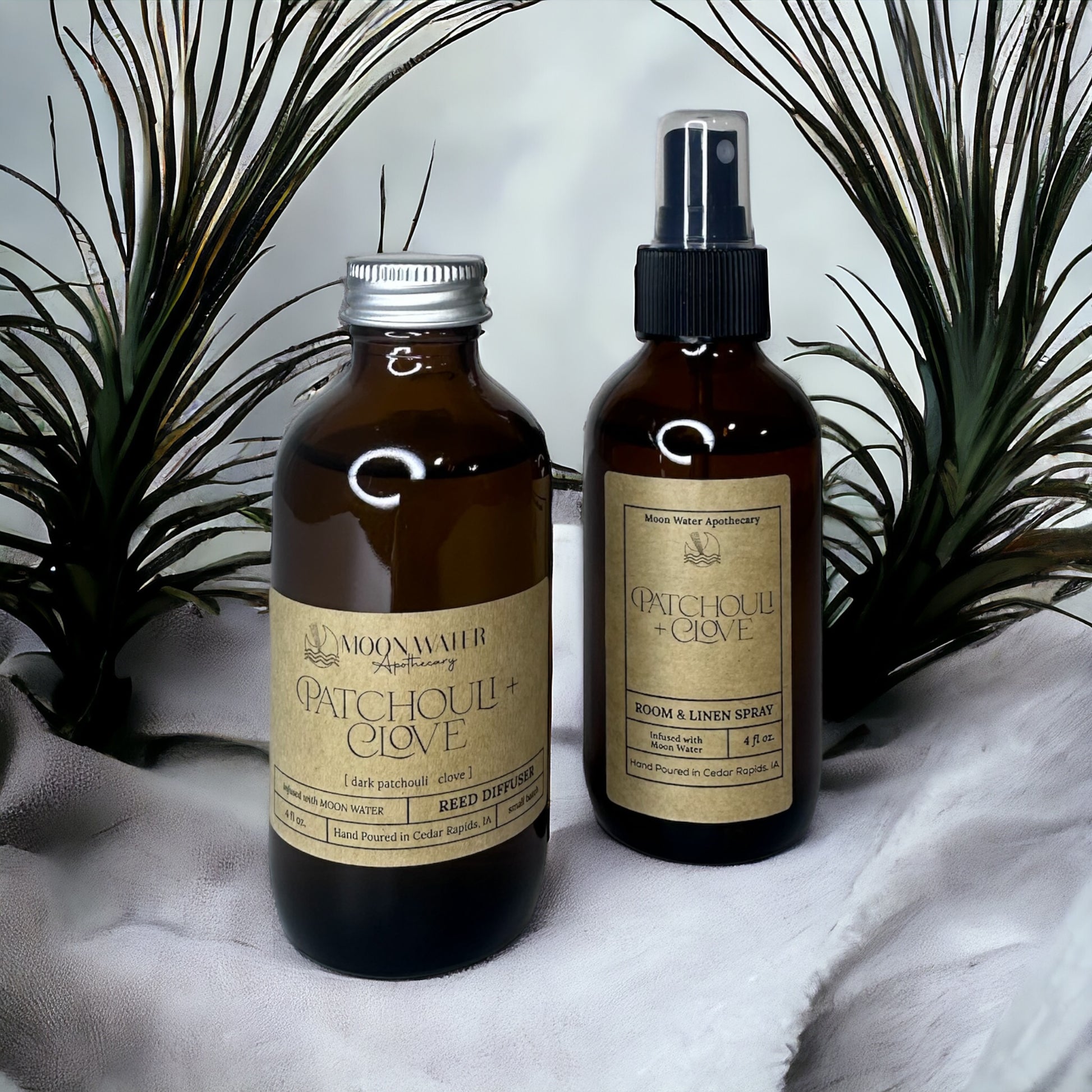 Patchouli + Clove - ROOM & LINEN SPRAY (being discontinued!) -- by Moon Water Apothecary! –