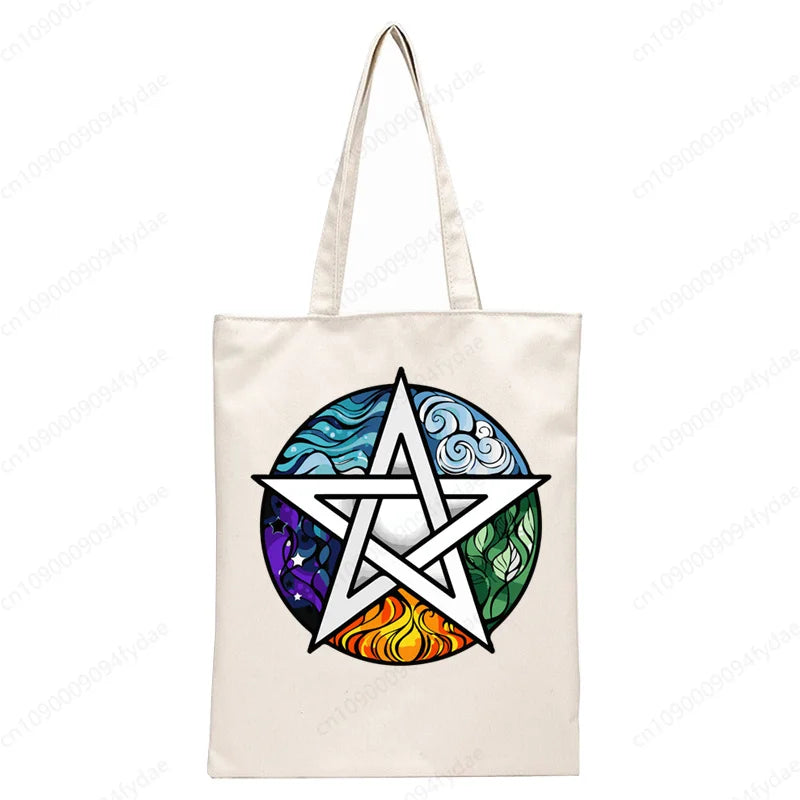 White Witch Tote Bags