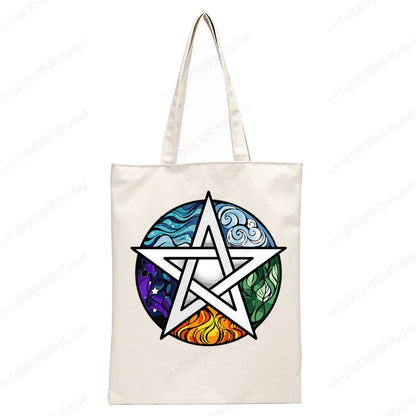 White Witch Tote Bags