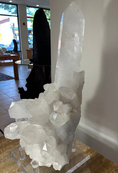 Quartz Cluster with XL Point