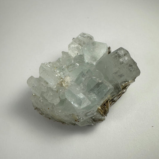 Aquamarine with Muscovite and Albite Shigar Valley, Skardu, Pakistan – Minerals
