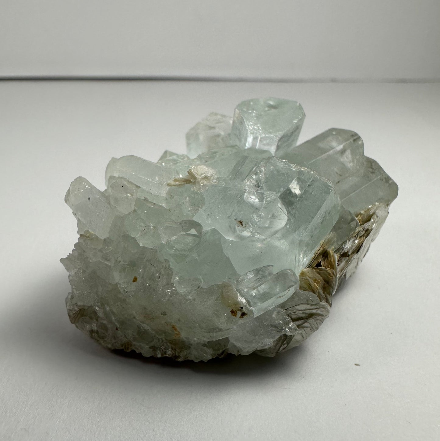 Aquamarine with Muscovite and Albite Shigar Valley, Skardu, Pakistan – Minerals
