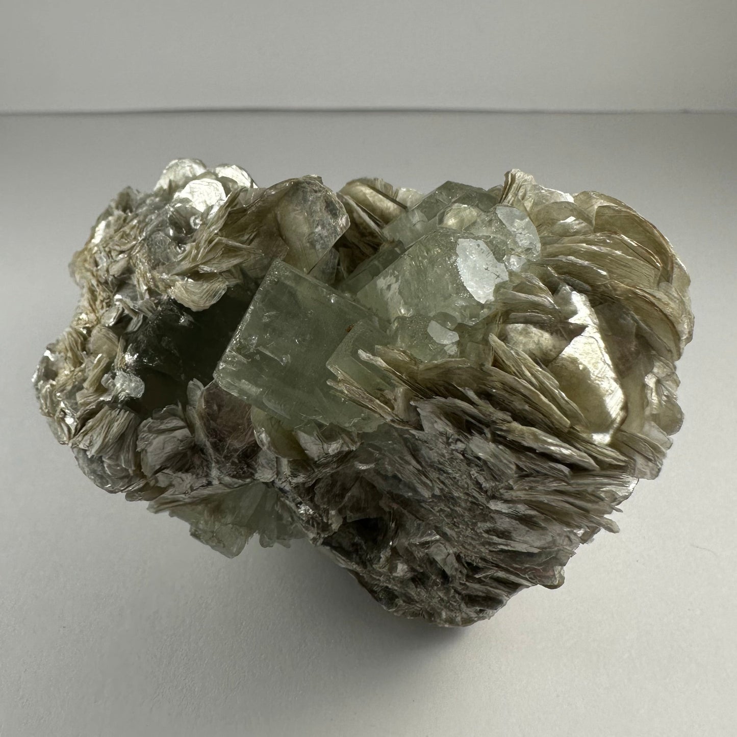 Aquamarine with Muscovite and Albite from Shigar Valley, Skardu, Pakistan – Minerals