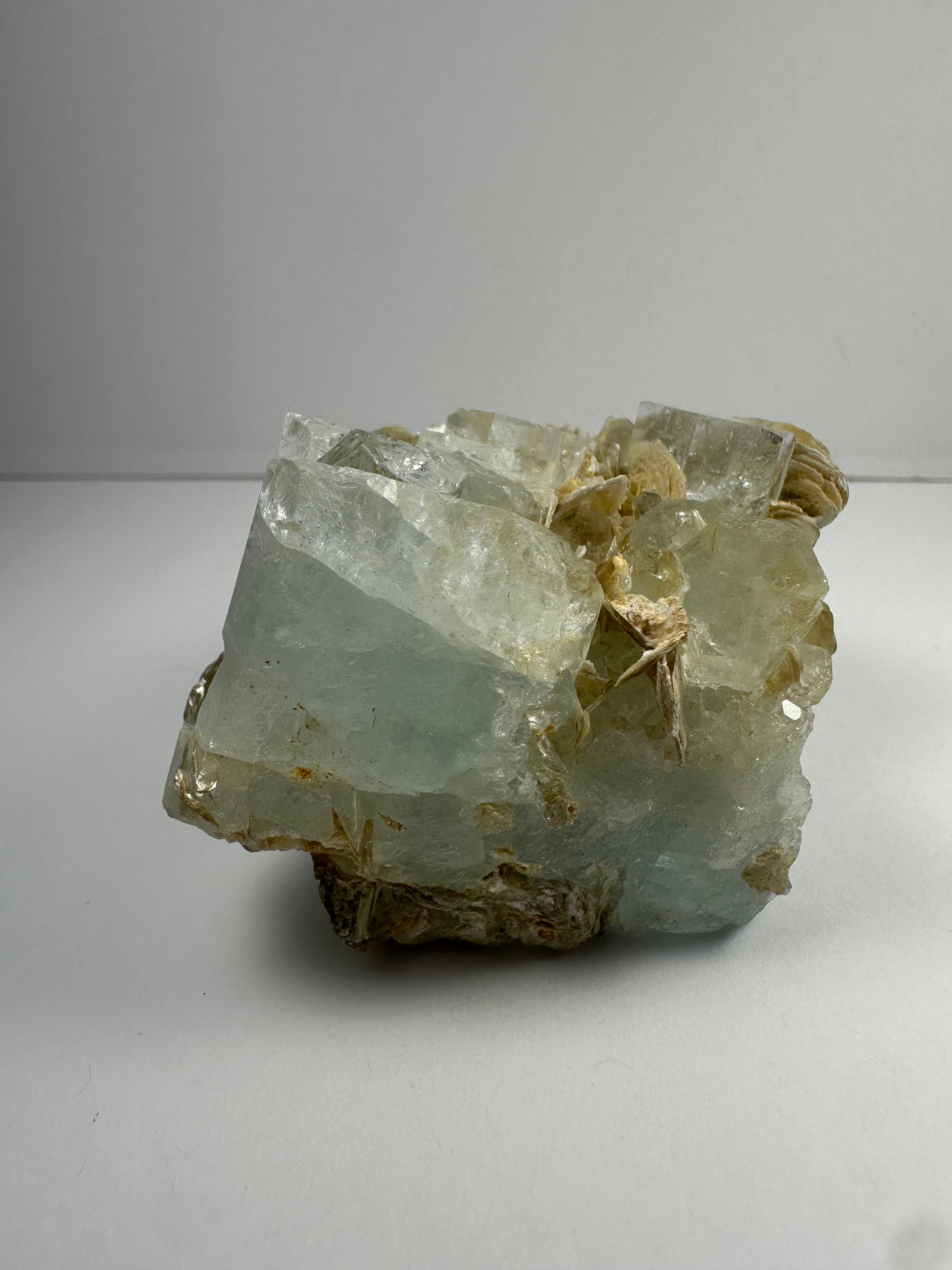 Aquamarine with Muscovite Shigar Valley, Skardu, Pakstan – Minerals
