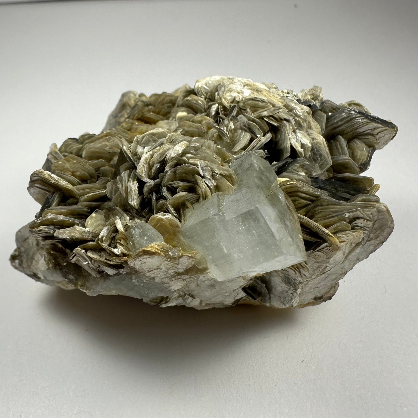 Aquamarine with Muscovite on Matrix from Shigar Valley, Skradu, Pakistan