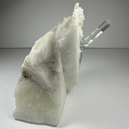 Aquamarine Beryl on Albite – Minerals