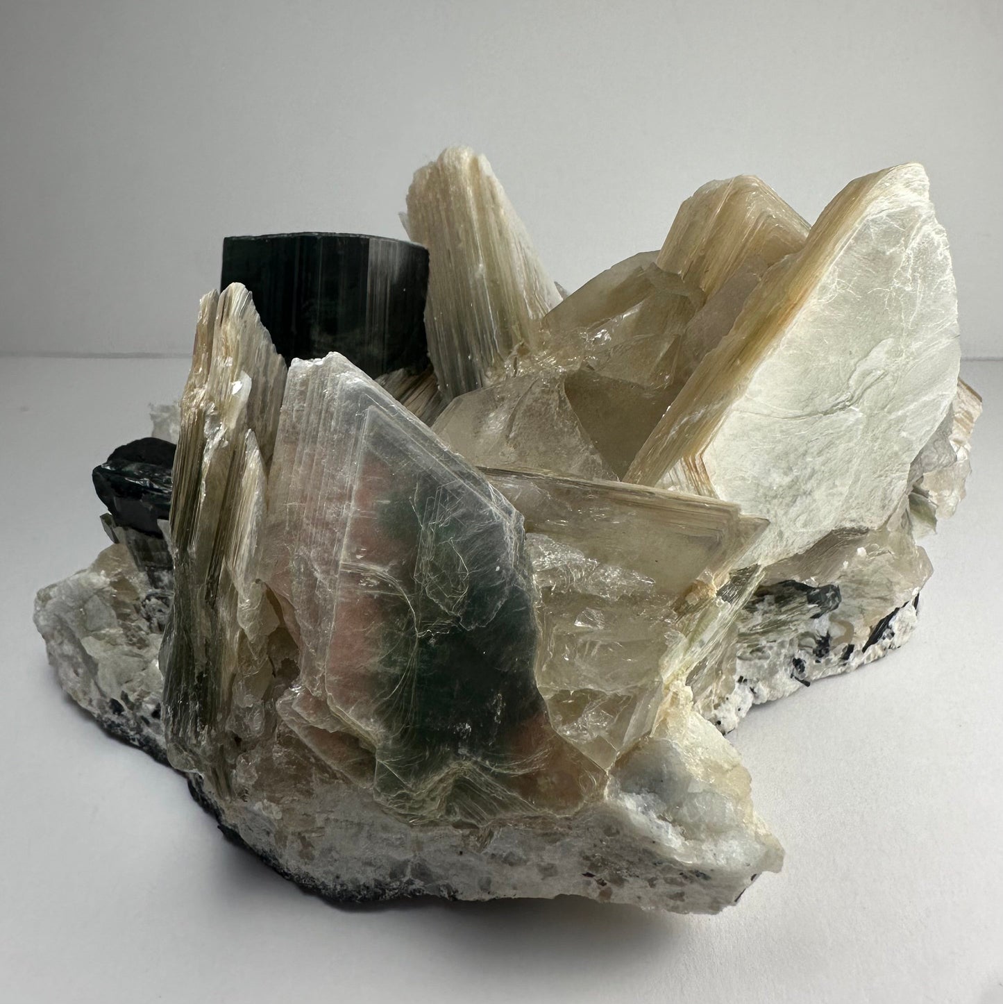 Blue Indicolite Tourmaline on Matrix from Nuristan, Afghanistan