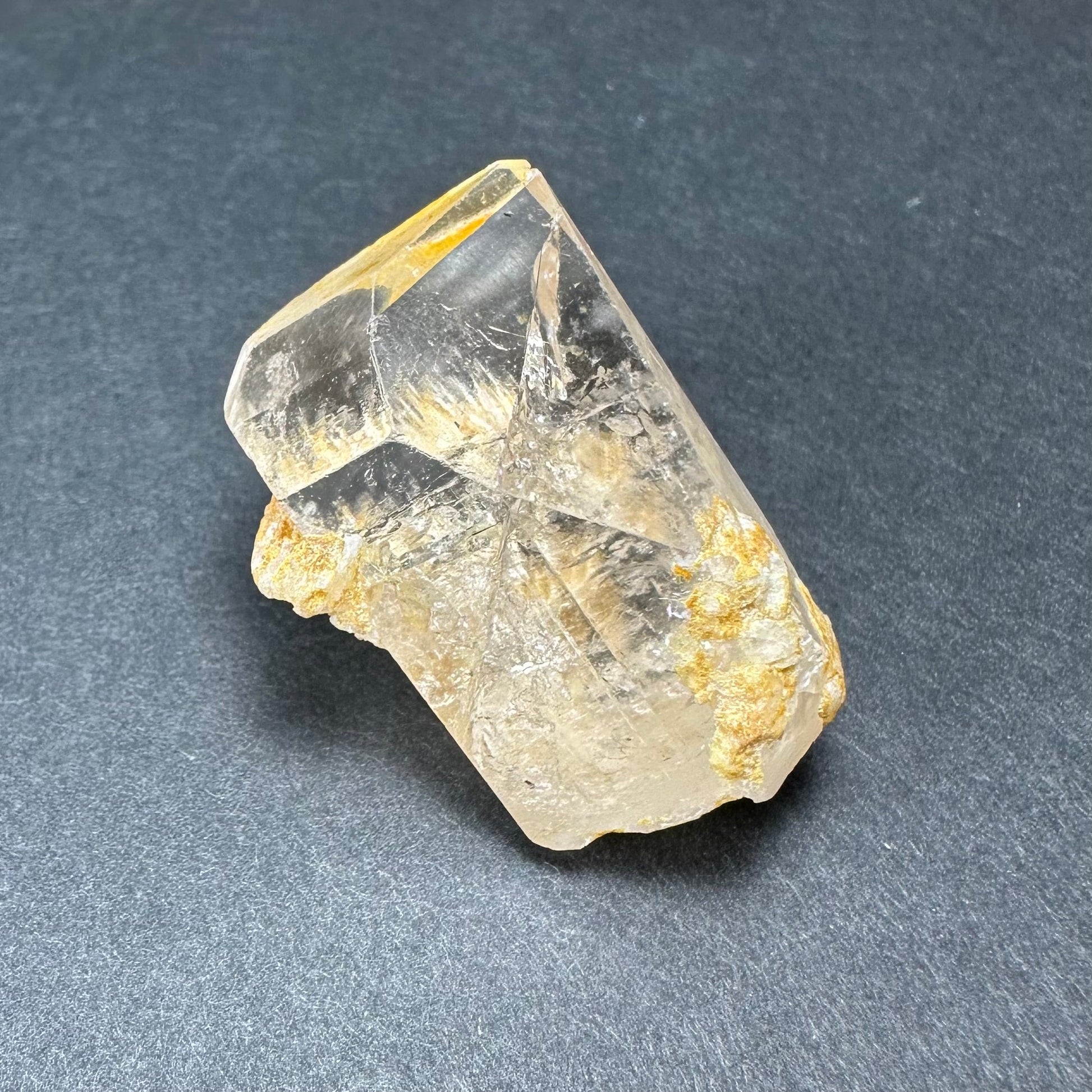 Golden Topaz Crystal from Shigar Valley, Skardu, Pakistan – Minerals