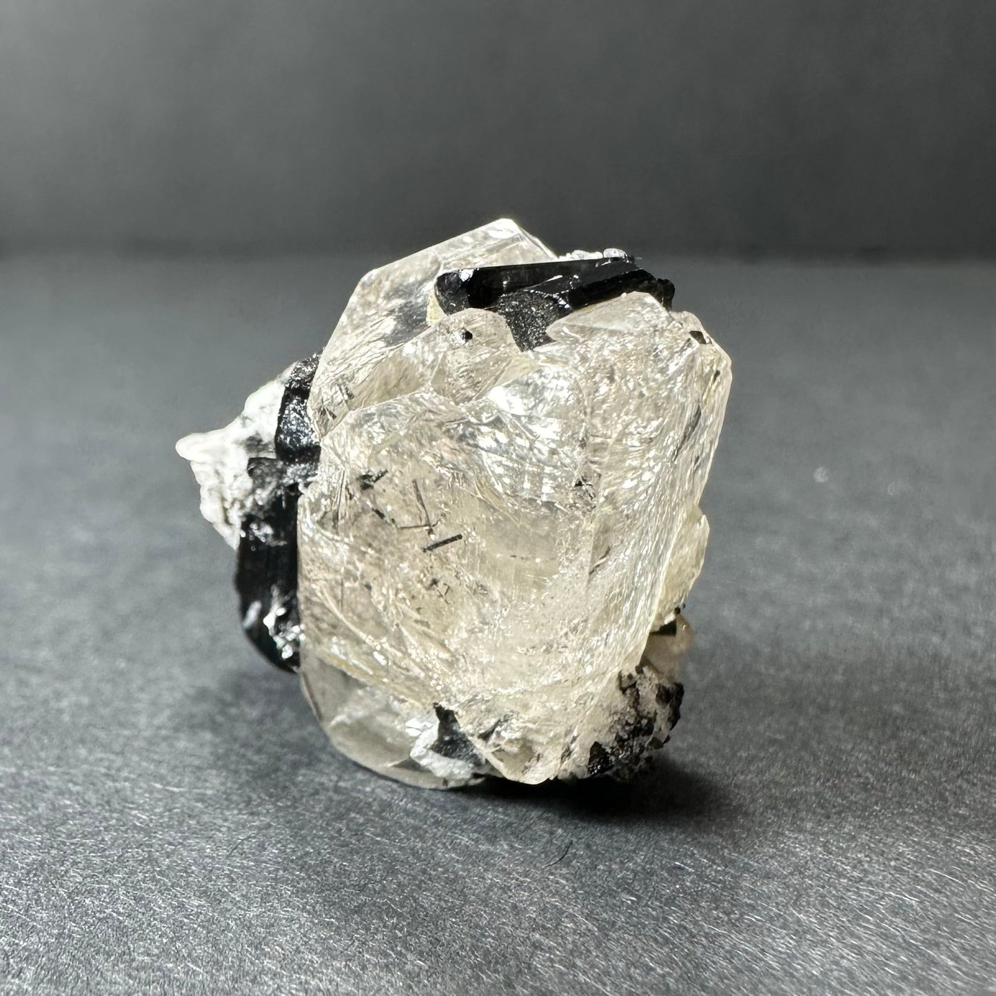 White Topaz with Black Tourmaline Mt. Antero, San Isabel National Forest, Colorado – Minerals
