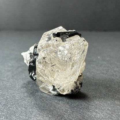 White Topaz with Black Tourmaline Mt. Antero, San Isabel National Forest, Colorado – Minerals