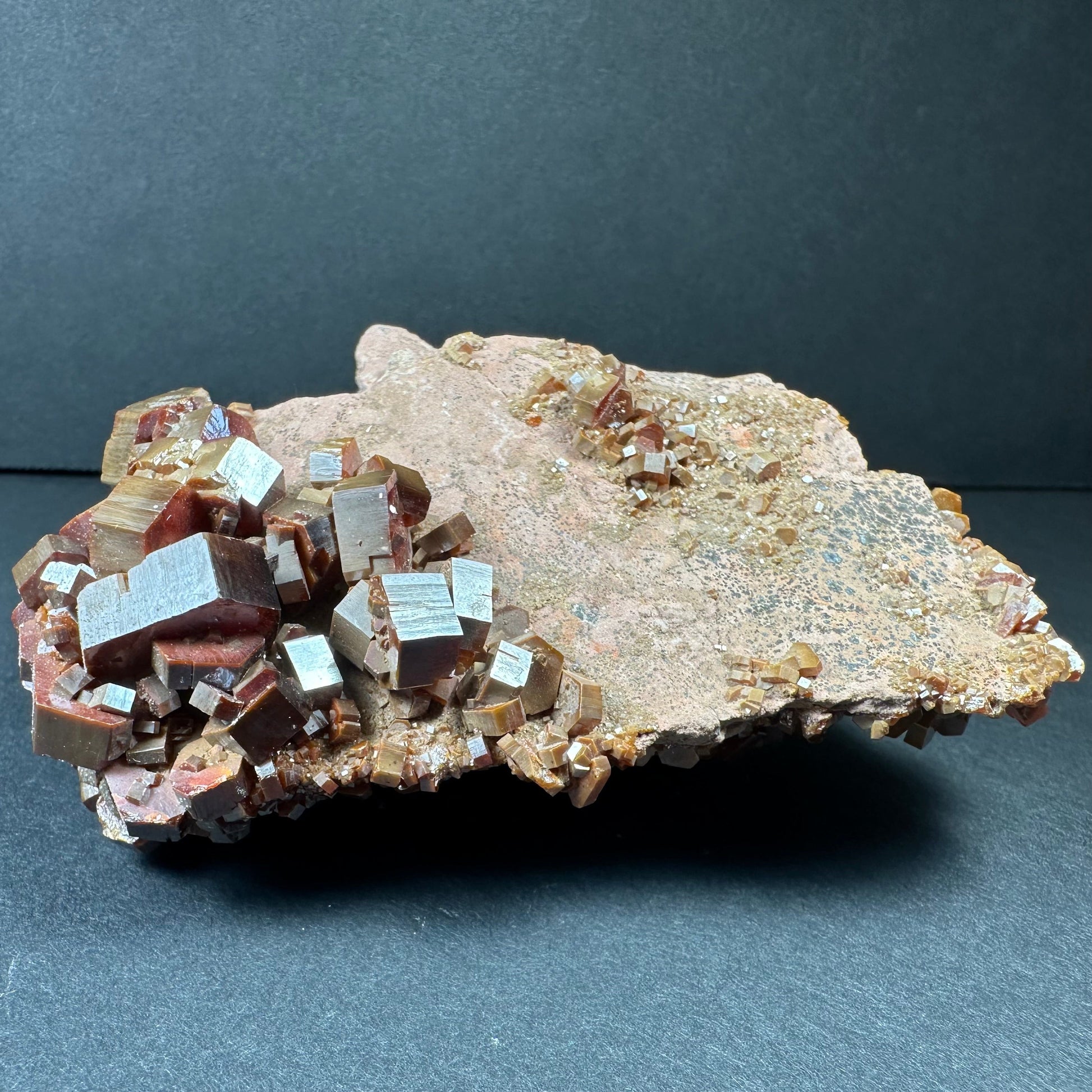 Vanadinite Cluster on Matrix from Mibladen, Morocco – Minerals